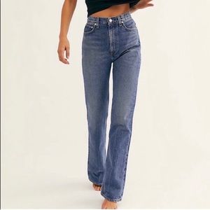 Agolde Vintage High Rise Flare in Absolute